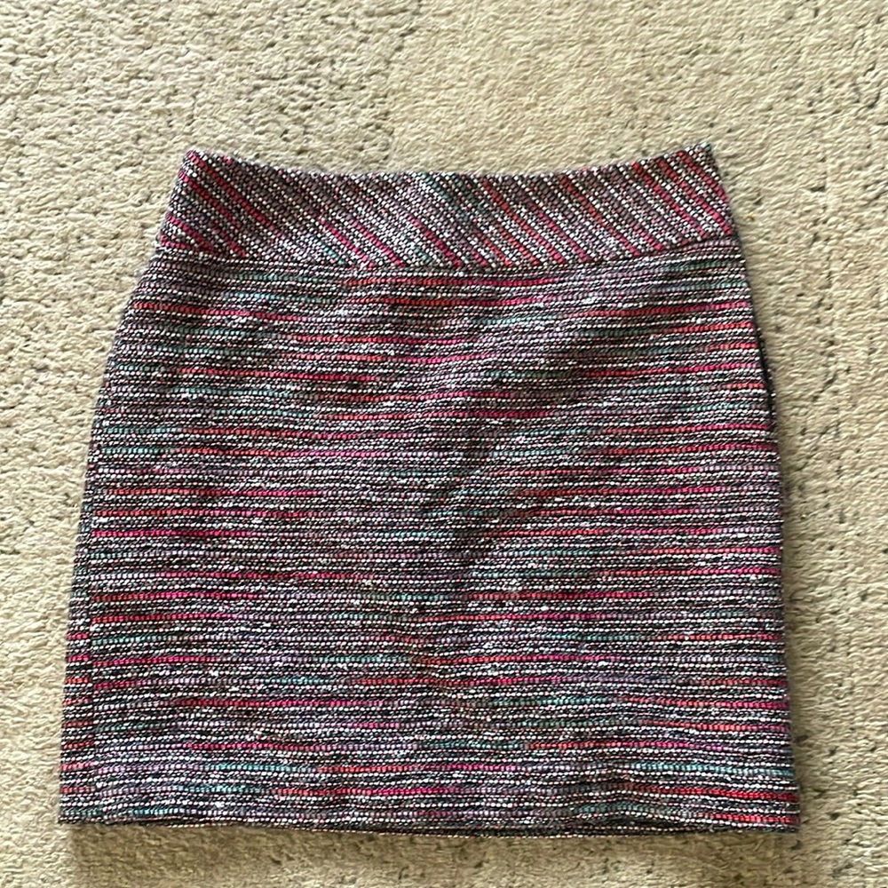 Loft Tweed Mini Skirt Size 2